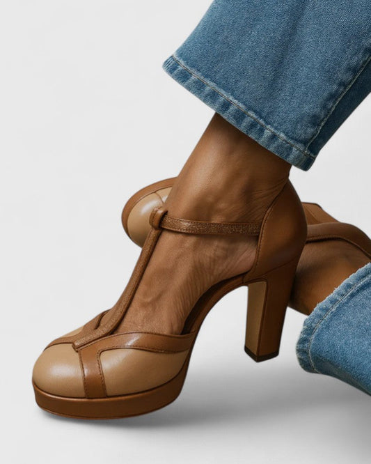 Zapatos de tacón modernos y sofisticados