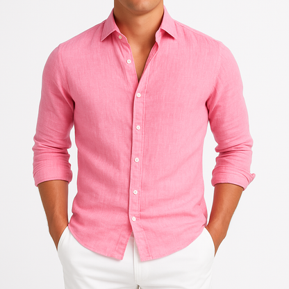 Cozy Long Sleeve Roll-Up Shirt