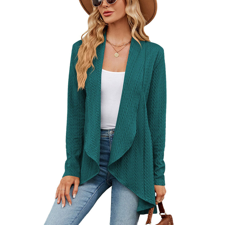 Cárdigan relajado de invierno cálido para mujer