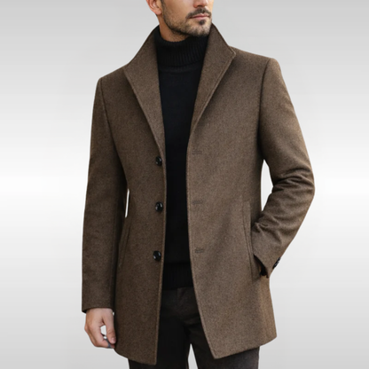 ABRIGO LARGO DE INVIERNO | ELEGANCIA REFINADA PARA DÍAS FRÍOS