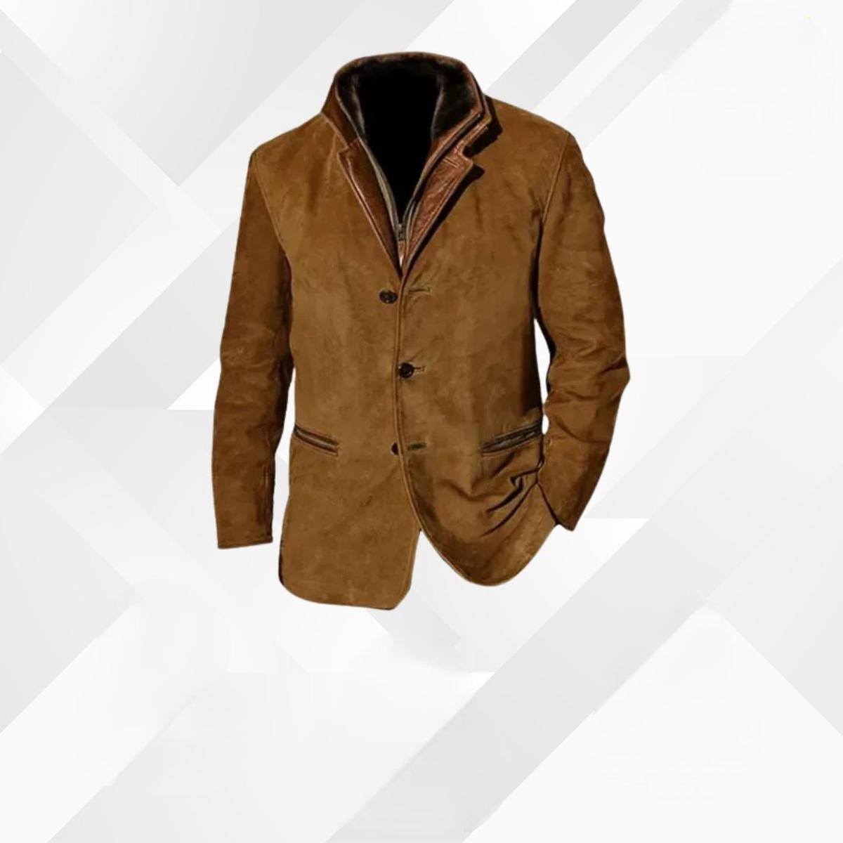 Men’s Classic Button-Up Warm Jacket