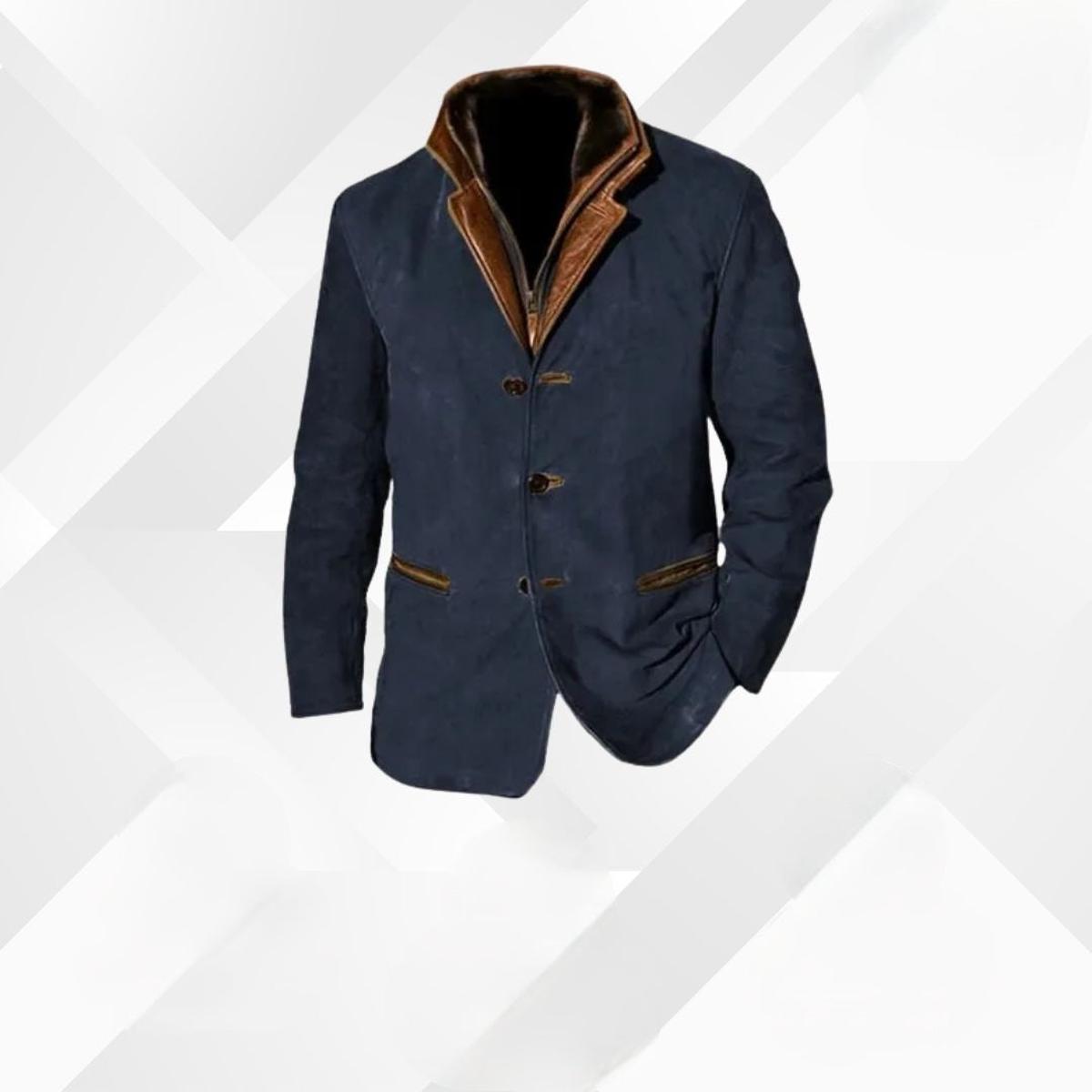 Men’s Classic Button-Up Warm Jacket