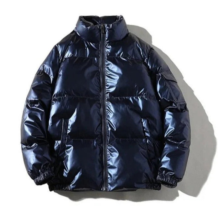 Men’s Classic Shiny Puffer Jacket