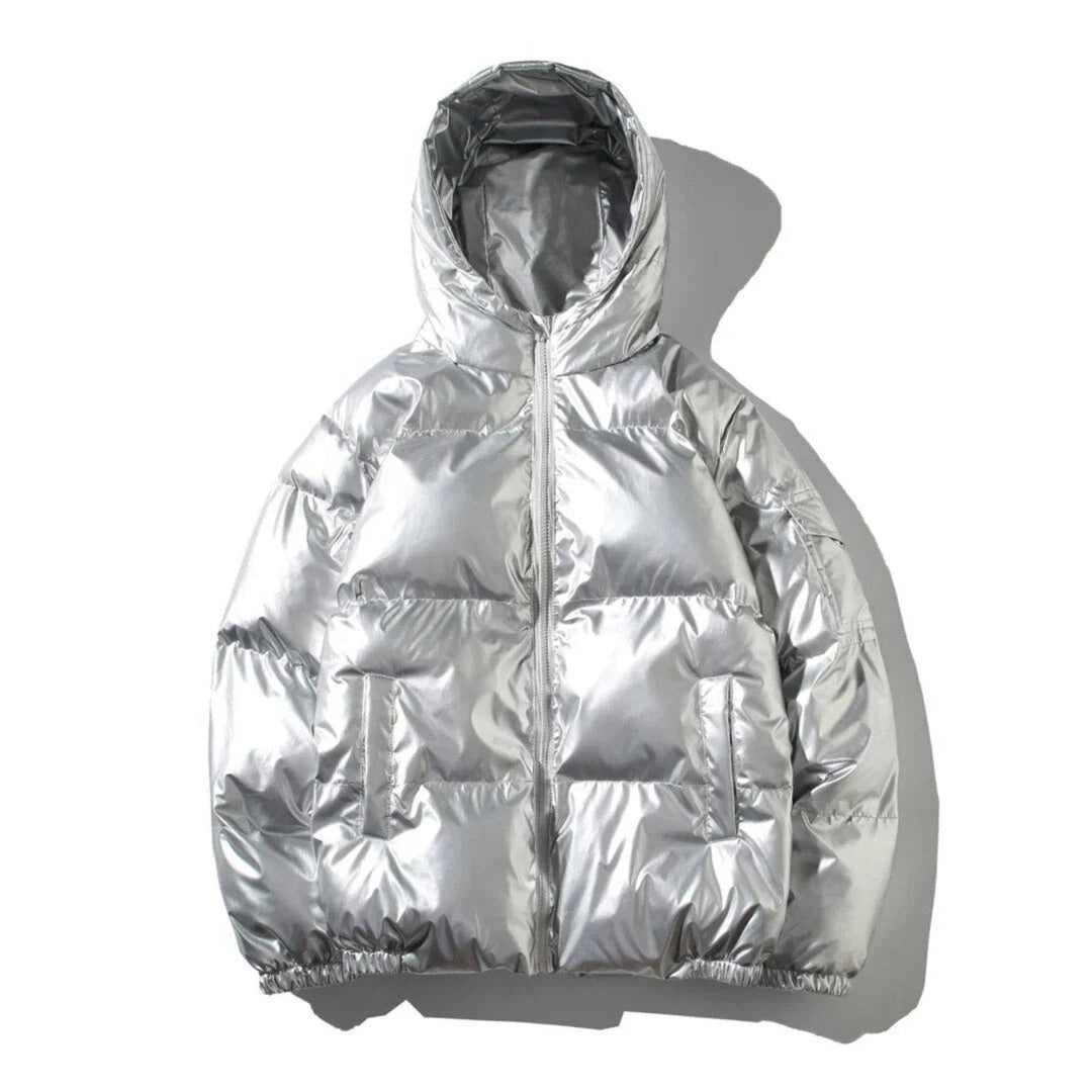 Men’s Classic Shiny Puffer Jacket
