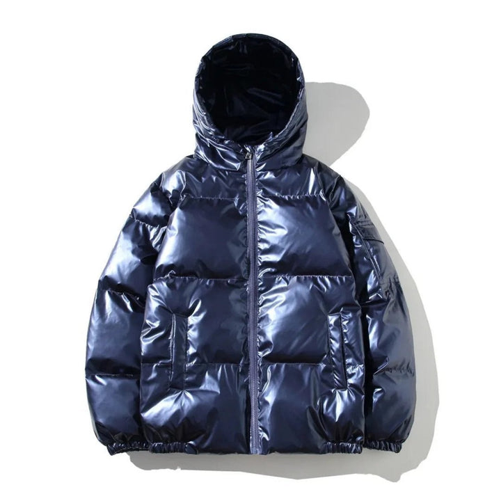 Men’s Classic Shiny Puffer Jacket