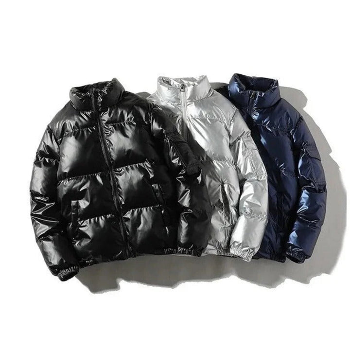 Men’s Classic Shiny Puffer Jacket
