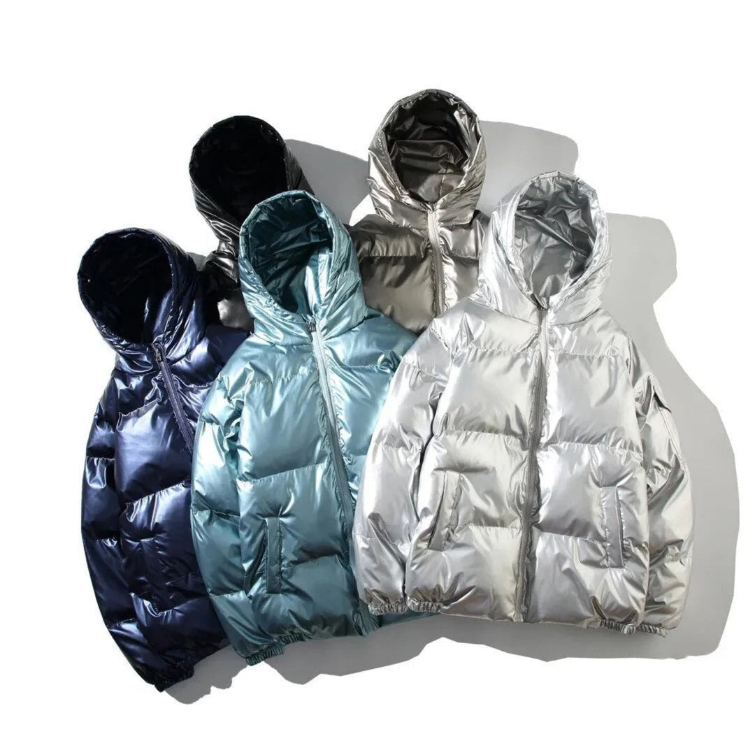 Men’s Classic Shiny Puffer Jacket