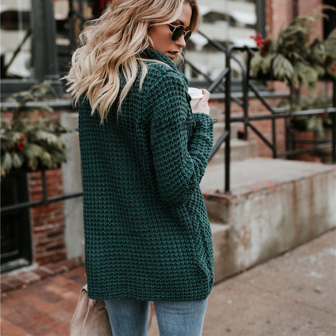 Women’s Winter Cozy Wrap-Front Cardigan
