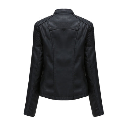 Chaqueta para mujer de moda con cremallera frontal