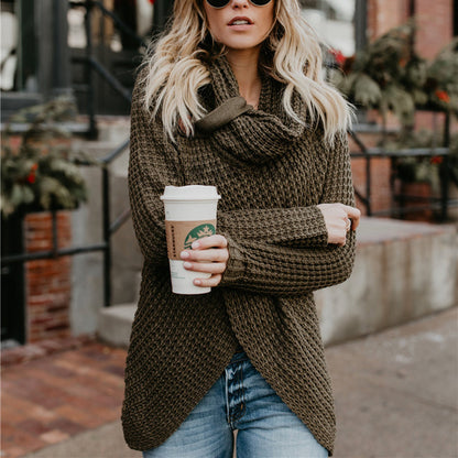 Women’s Winter Cozy Wrap-Front Cardigan