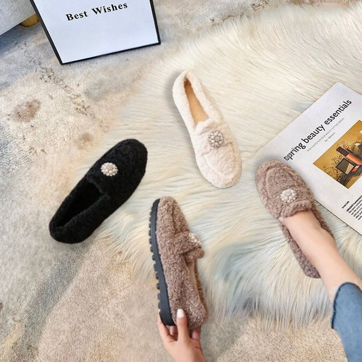Mocasines Cozy Pearl sin cordones