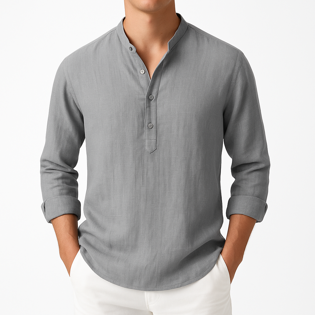 Relaxed Fit Long-Sleeve Shirt