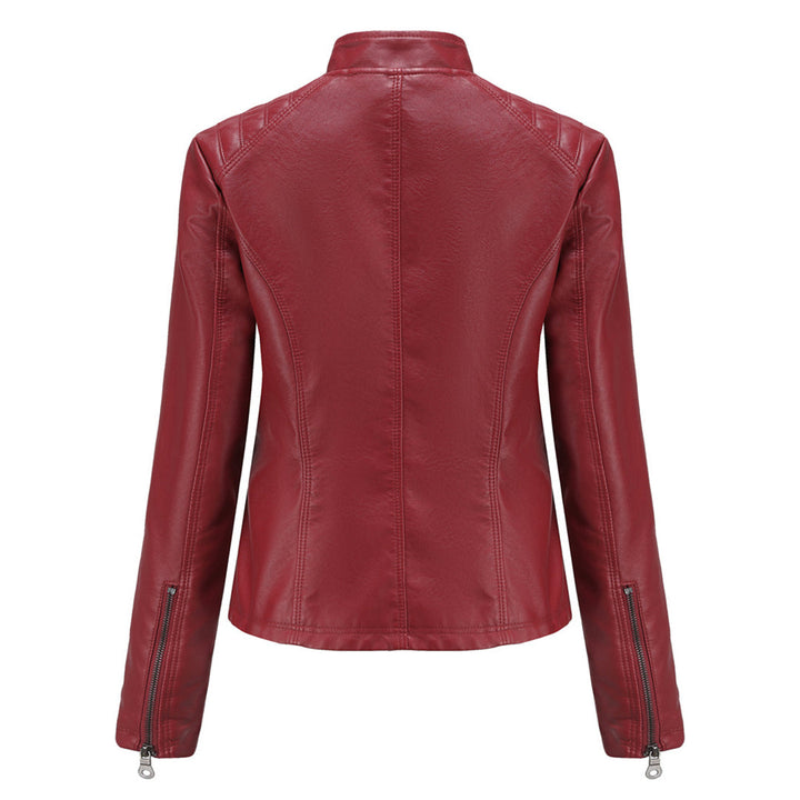 Women’s Classic Zip-up Biker Jacket