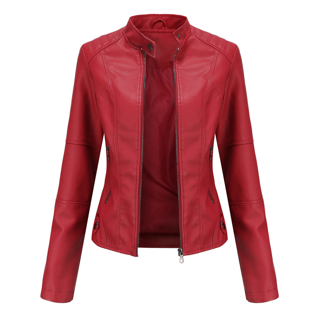 Women’s Elegant Slim-fit Biker Jacket