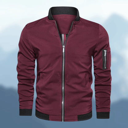 Trendy Slim Fit Bomber Jacket For Men