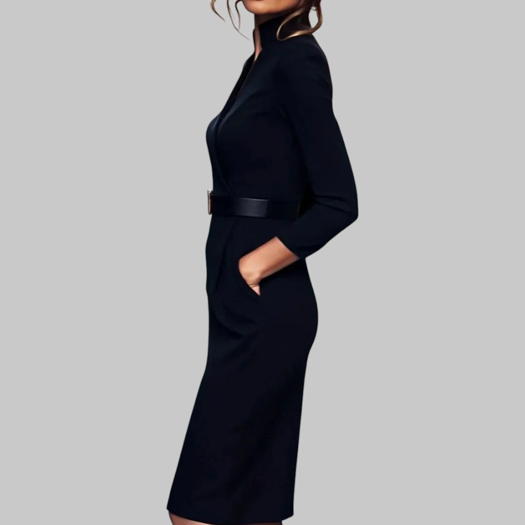 Women’s Elegant Spring V-Neck Wrap Dress