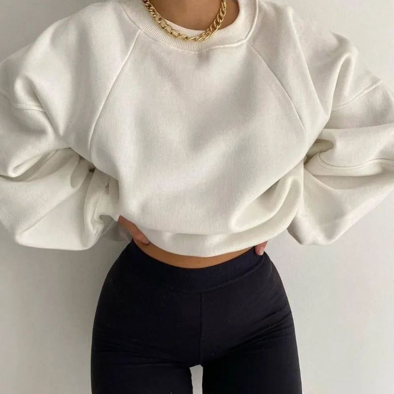 Women’s Winter Oversized Pullover Sweatshirt