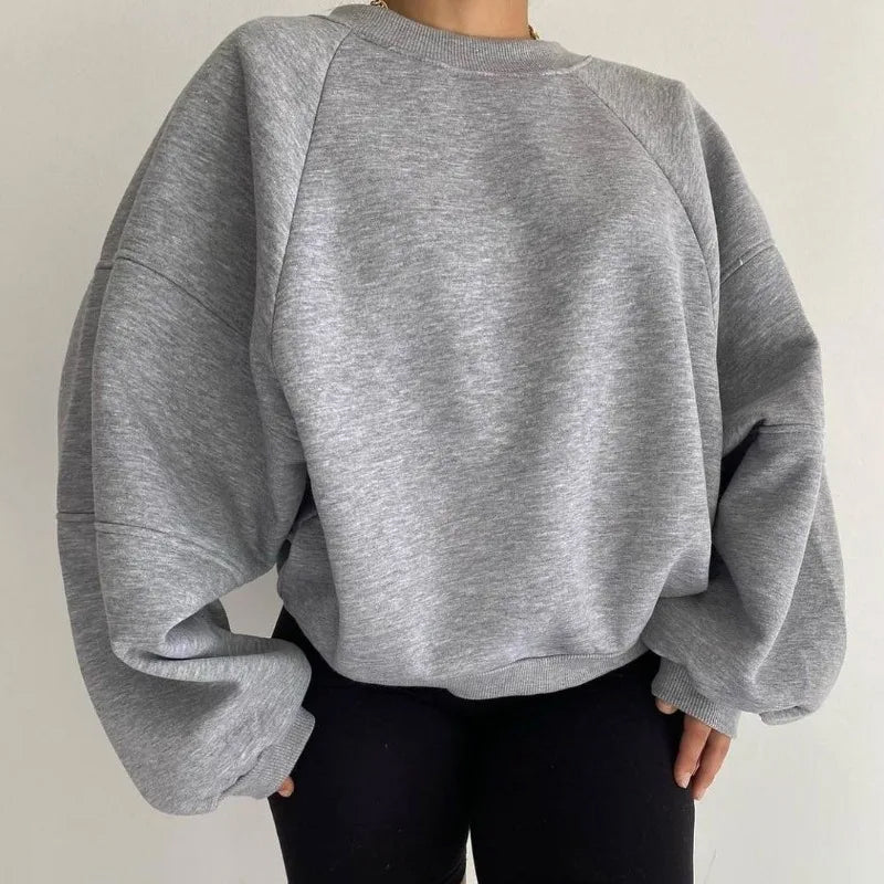 Women’s Winter Oversized Pullover Sweatshirt
