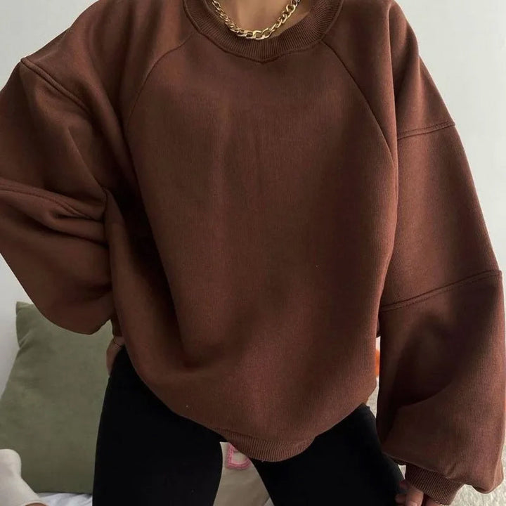 Women’s Winter Oversized Pullover Sweatshirt