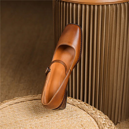 Women’s Spring Strap Block Heel Shoes