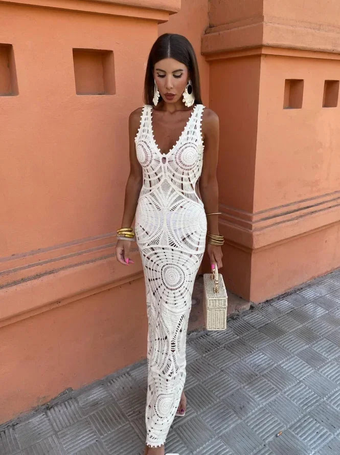 V-Neck Maxi Dress