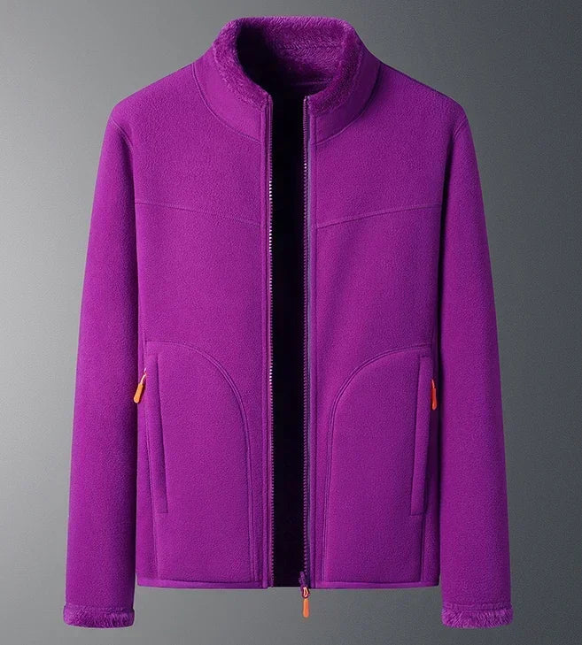 Women’s  Classic Stand Collar Zip Winter Jacket