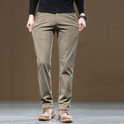 Pantalones cálidos de hombre con forro polar para invierno