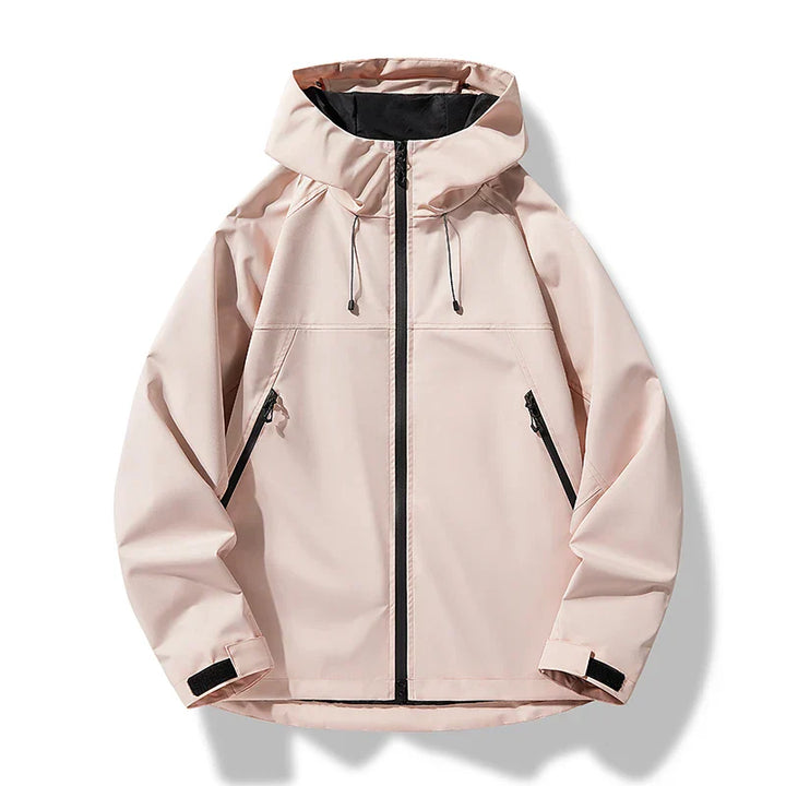 Men’s Waterproof Hooded Windproof Shell Jacket