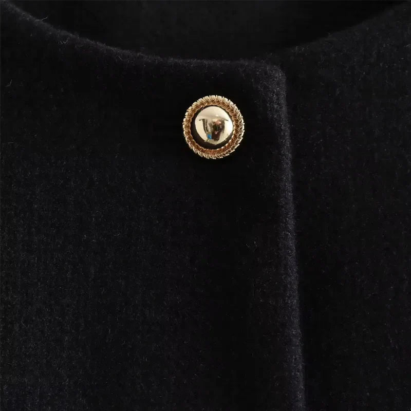 Chaqueta blazer corta para mujer