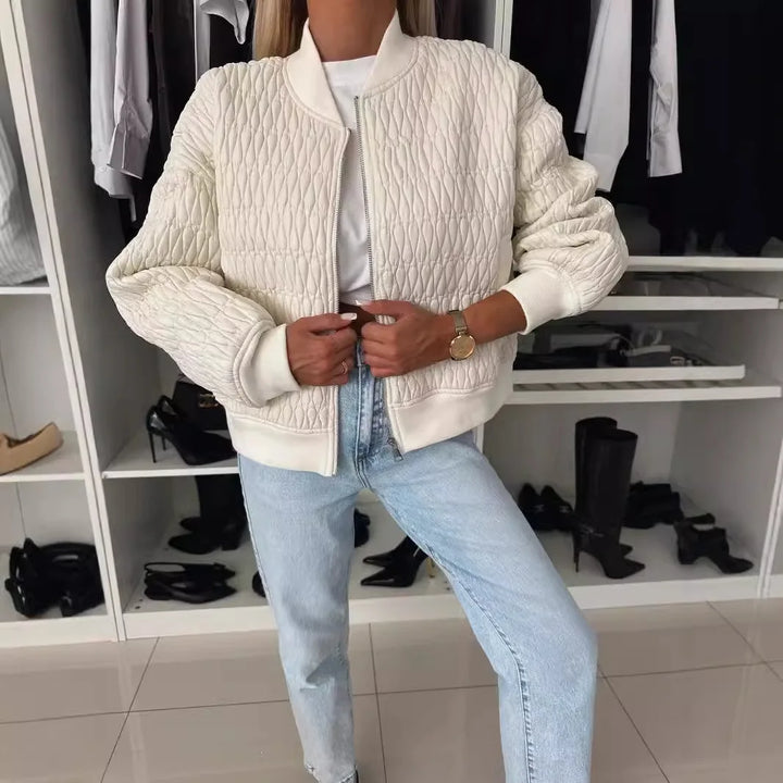 Quilted Stylish Bomber Jacket