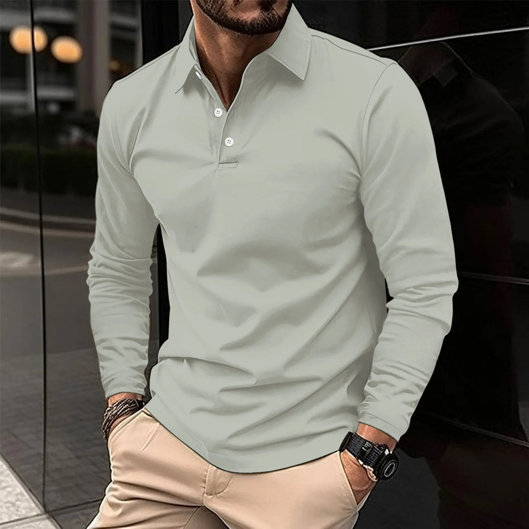 Casual Long-Sleeved Polo