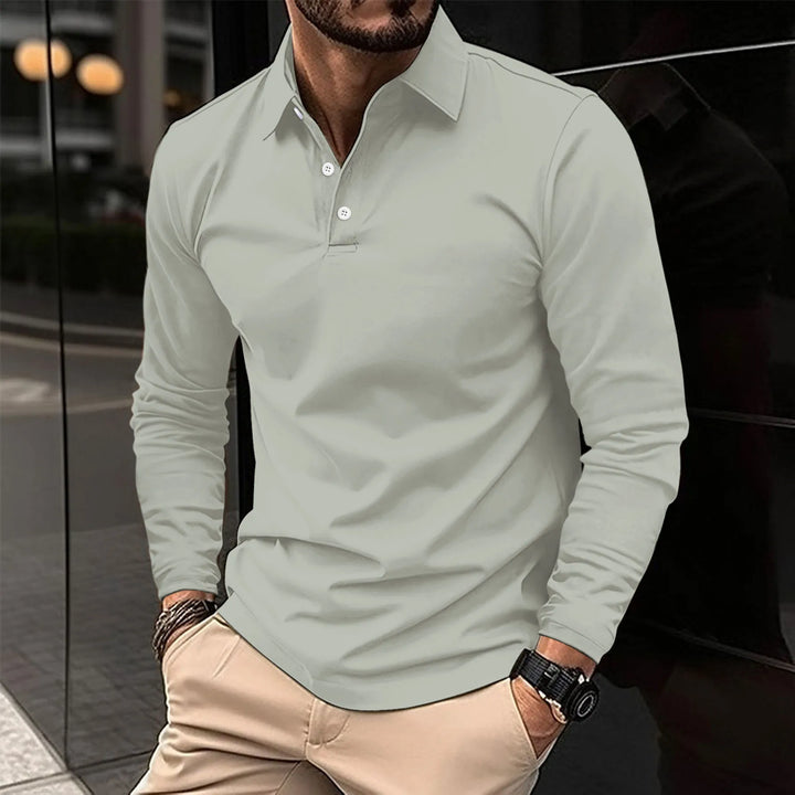 Casual Long-Sleeved Polo