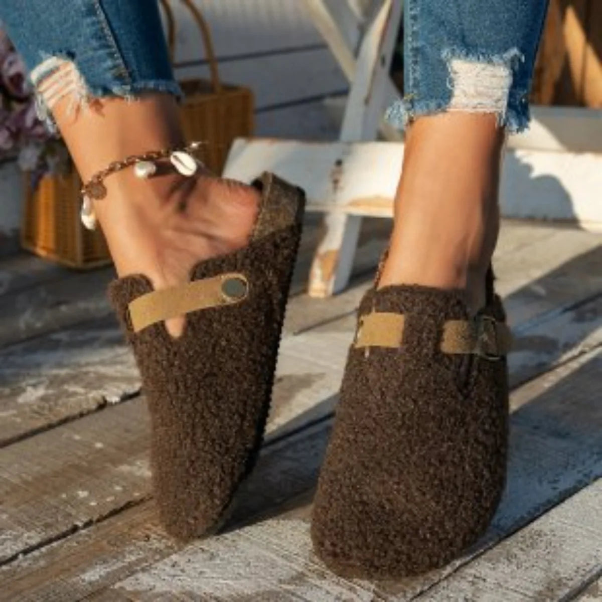 Women Cozy Slip-On Slippers