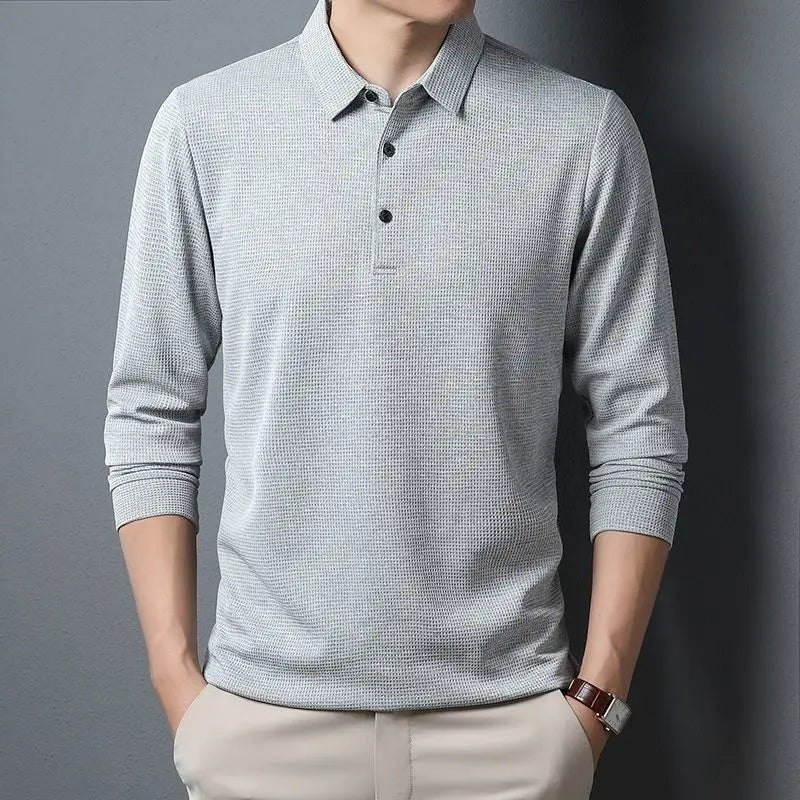 Polo de gofre informal