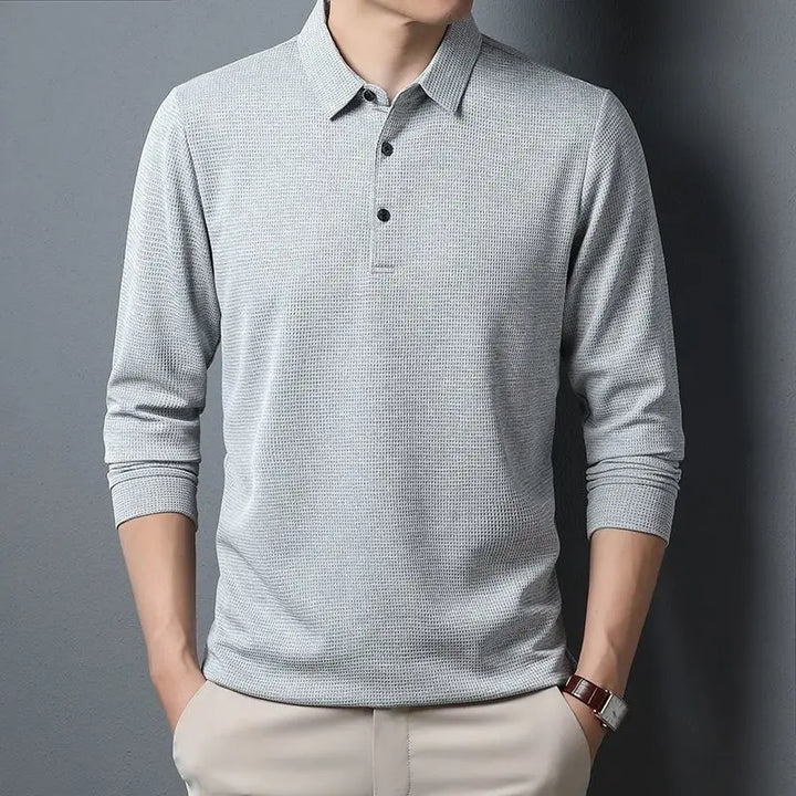 Polo de gofre informal