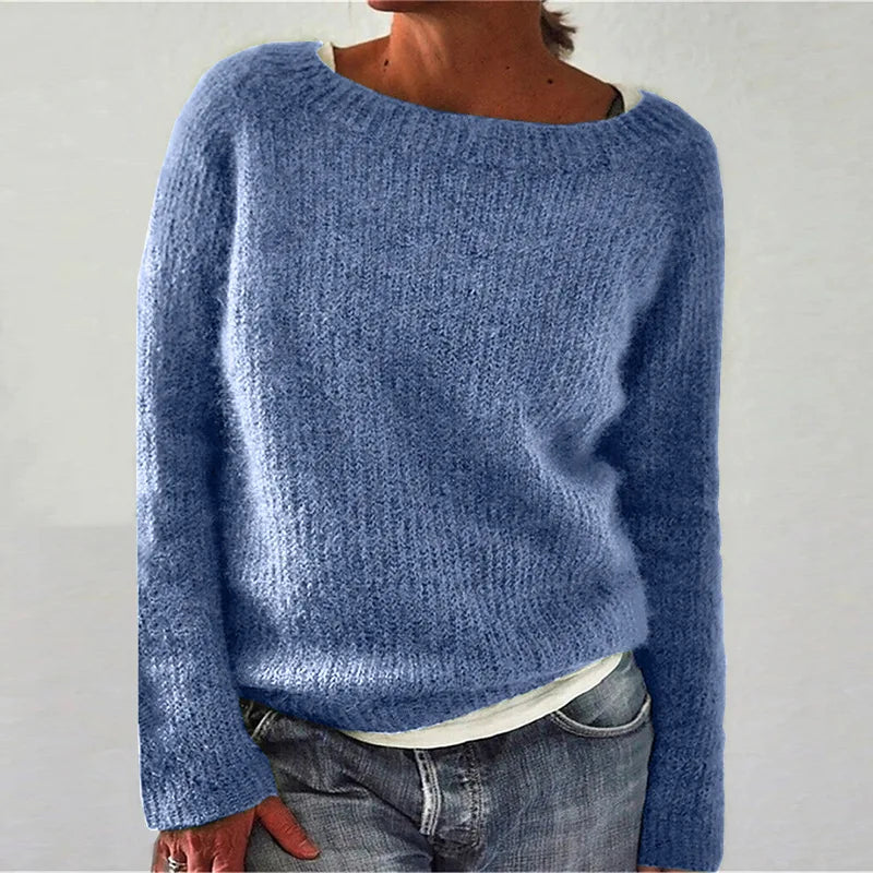 Suéter casual de punto para mujer
