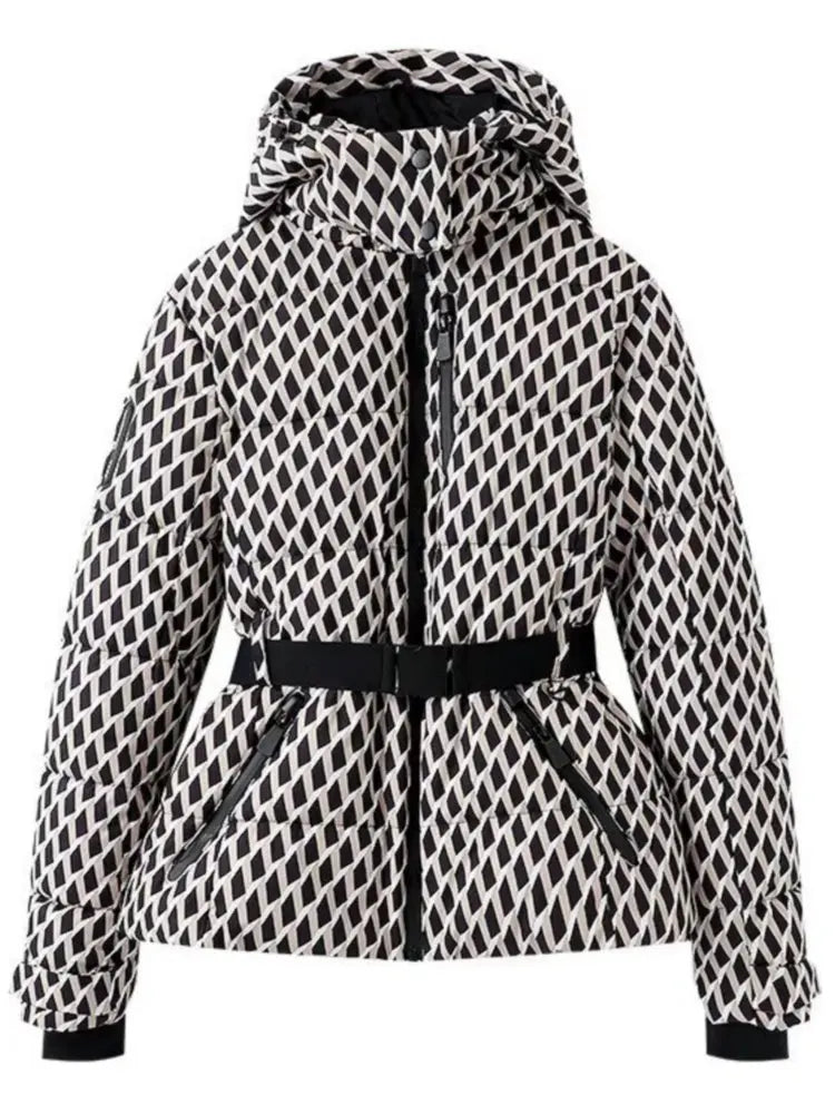 Women’s Winter Belted Fit Puffer Jacket