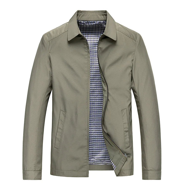 Chaqueta elegante con cremallera 