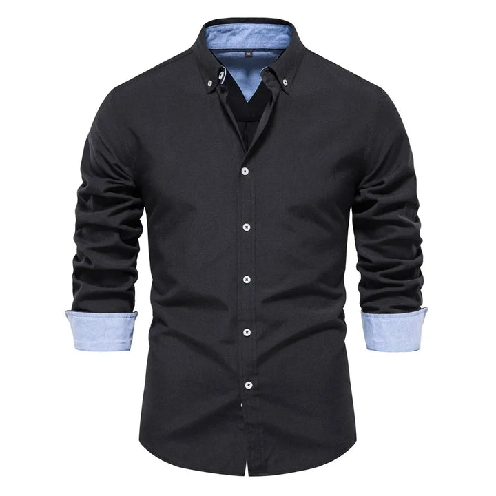 Camisa de corte entallado Sleek Comfort