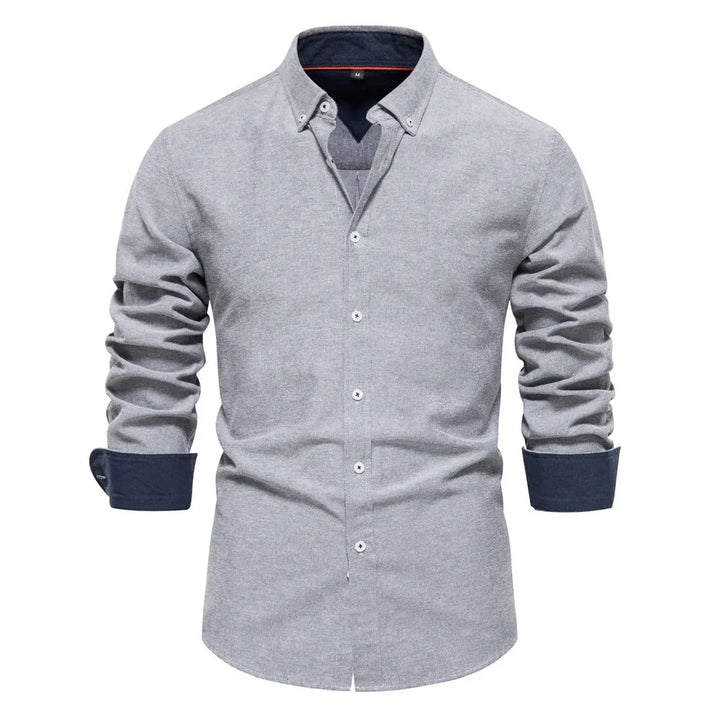 Camisa de corte entallado Sleek Comfort