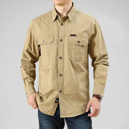 Men’s Utility Work Shirt with Pockets