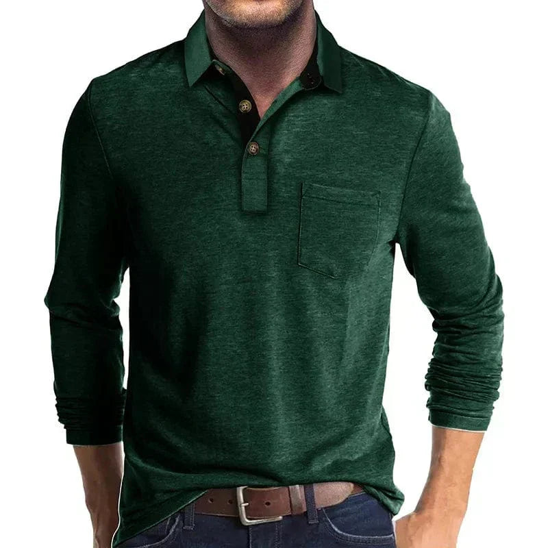 Polo texturizado informal elevado
