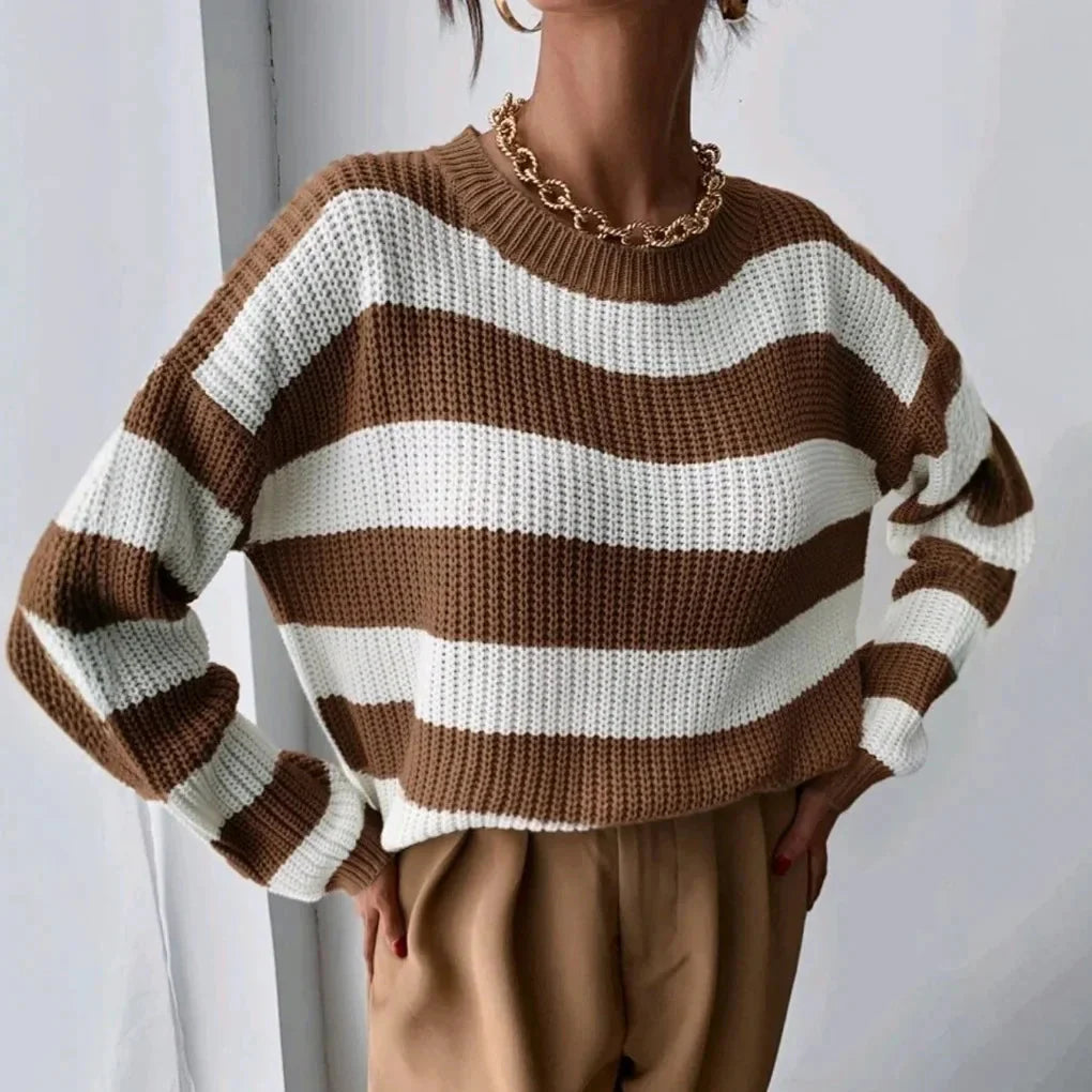 Cozy Multicolor Knit Pullover
