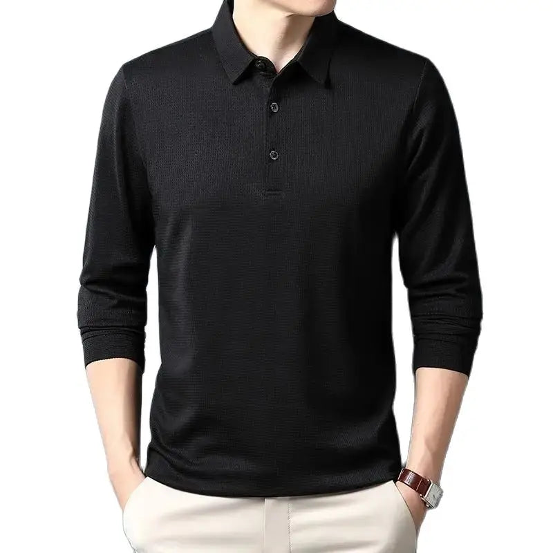 Casual Waffle Polo Shirt