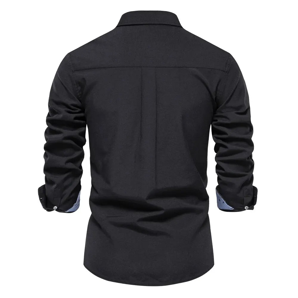 Camisa de corte entallado Sleek Comfort
