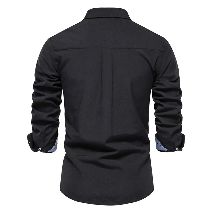 Camisa de corte entallado Sleek Comfort