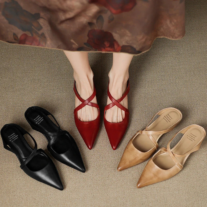 Mules de Piel Genuina