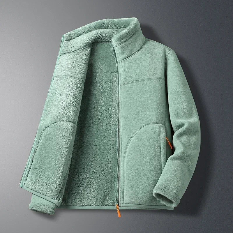 Women’s  Classic Stand Collar Zip Winter Jacket
