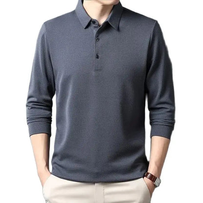 Casual Waffle Polo Shirt