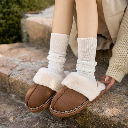 Women Cozy Winter Fuzzy Slippers